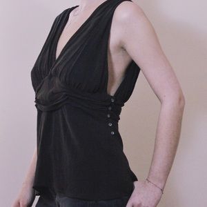 Theory Silk sleeveless shirt